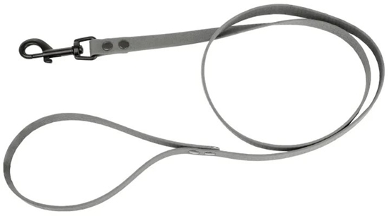 Picture of Smycz dla psa z wytrzymaej gumy, szara, 16mm/1,2m