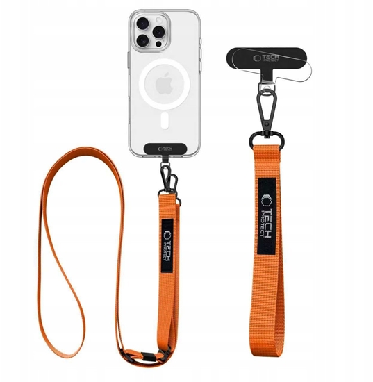 Picture of Smycz Tech-Protect C6S Rope Crossbody Cosmic Orange