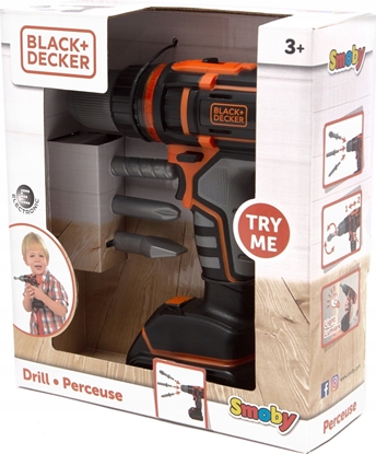 Picture of Smoby Wiertarko - wkrtarka elektroniczna Black + Decker