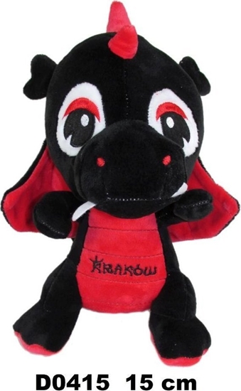 Picture of Smok "Kraków" czarny czerwony 15cm