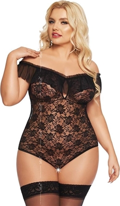 Attēls no Soft Line Collection Kamila czarny plus size body 1899 (kolor czarny, rozmiar 2xl)