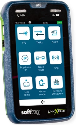 Attēls no Softing It Networks SOFTING LinkXpert M3, 3-Medien-Multitool zum einfachen Testen von LAN-Netzwerken