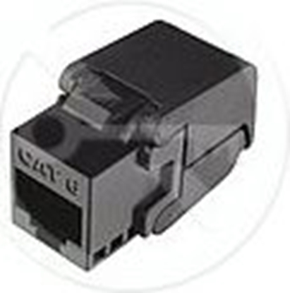 Изображение Solarix Keystone CAT6 UTP RJ45 czarny samogwintujca SXKJ-6-UTP-BK-SA