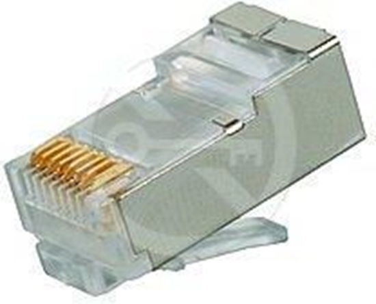 Picture of Solarix Modular plug 8P8C RJ45 CAT5e unfolded, shielded wire for KRJS45/5SLD