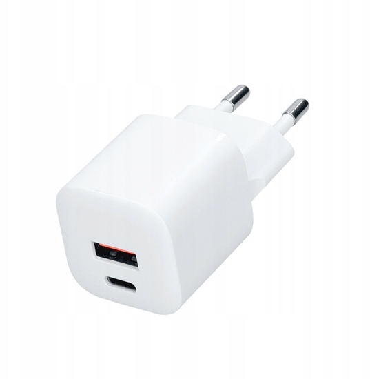 Изображение Solight USB-C + USB-A fast charger GaN 20W PD