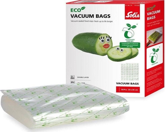 Picture of Solis Eco Bags 20x30cm 50 Beutel Vakuumierbeutel