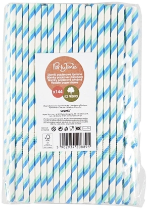 Изображение Somki papierowe amane niebieskie 144szt