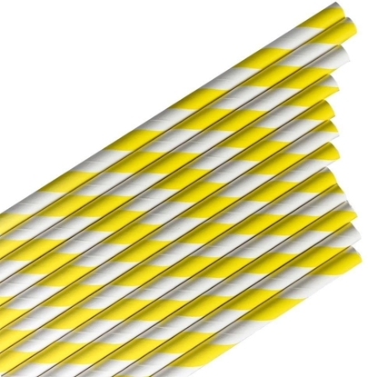 Изображение Somki papierowe paski limonkowe 144szt