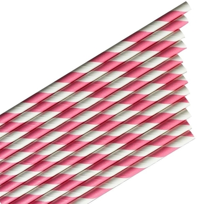 Изображение Somki papierowe paski róowe 144szt