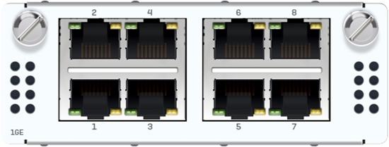 Picture of SOPHOS 8 port GbE copper Flexi Port module (for all XGS Rackmount models)
