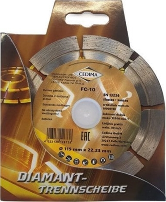 Picture of Sourcing DIAMOND SEGMENTAL CUTTING WHEEL 115X1,9