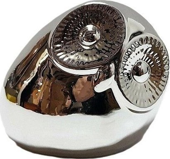 Изображение Sowa srebrna ceramiczna 11cm