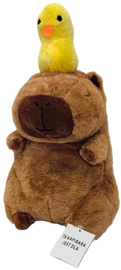 Picture of Special Gift Maskotka pluszowa Kapibara z kaczk 30cm