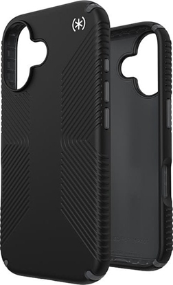 Attēls no Speck Speck Presidio2 Grip - Etui iPhone 16 (Black / Slate Grey / White)