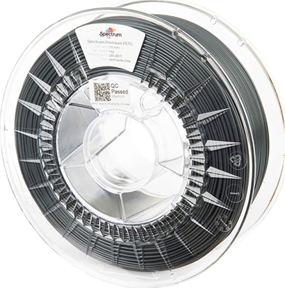 Attēls no Spectrum Spectrum 3D filament, Premium PET-G, 1,75mm, 1000g, 80833, anthracite grey