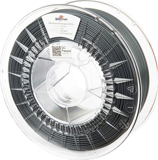 Picture of Spectrum Spectrum 3D filament, Premium PET-G, 1,75mm, 1000g, 80833, anthracite grey