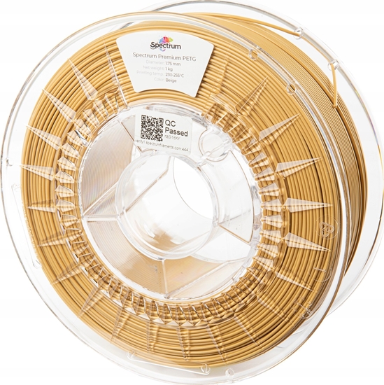 Picture of SPECTRUM Tisková struna (filament) Premium PET-G 1.75mm BEIGE 1kg