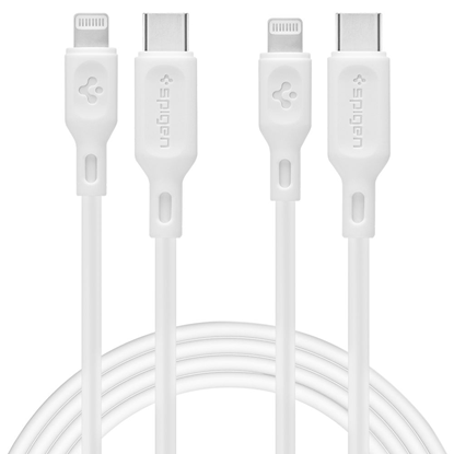 Picture of SPIGEN DURASYNC MFI LIGHTING CABLE 2-PACK 100CM WH