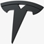 Attēls no Spigen Tesla Front Emblem Logo Full Cover, black - Tesla Model 3 2024