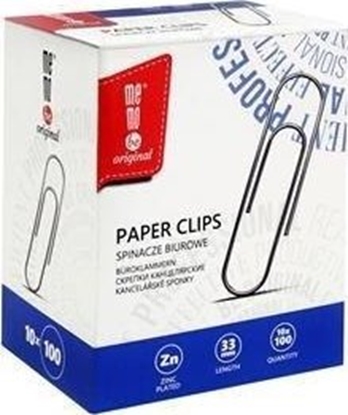 Picture of Spinacze biurowe 33mm (10x100szt) Memobe