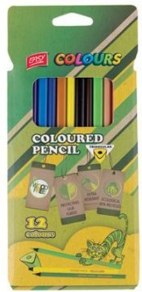 Изображение Spokey Kredki Oówkowe Easy 12 Kolorów Trójktne Plastikowe (839955)