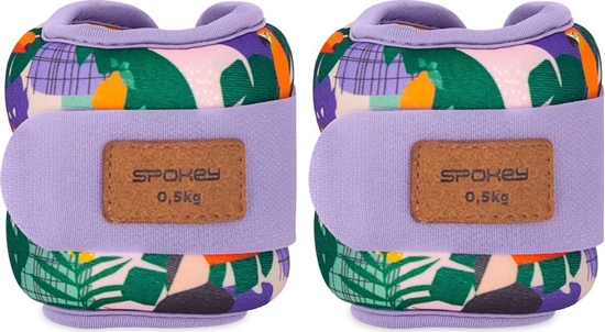Изображение Spokey Obcienia na kostki i nadgarstki Spokey HOME JUNGLE 2x 0,5 kg