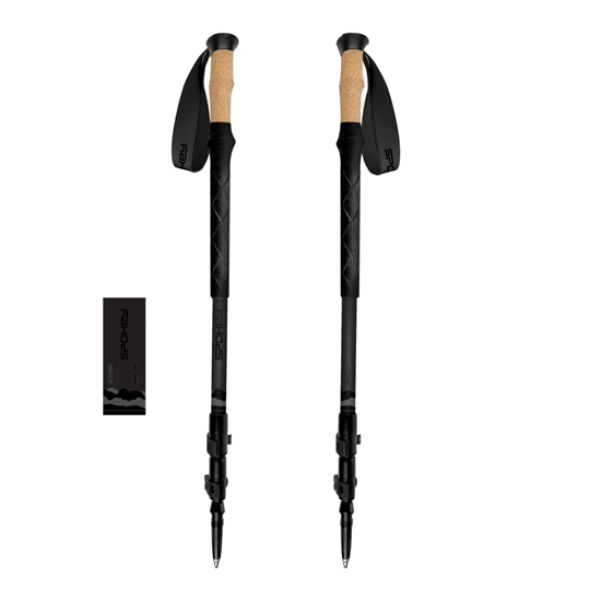 Picture of Spokey ZODIAC trīs segmentu pārgājienu nūjas 105-135 cm