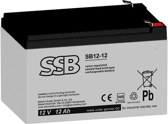 Изображение SSB Spezialbatterie für USV 12V 12Ah