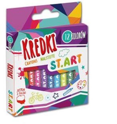 Изображение St. Majewski Kredki 12 kolorów ST.ART