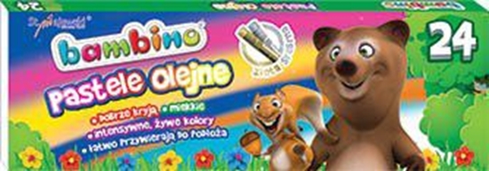 Изображение St. Majewski Pastele BAMBINO olejne 24kol.