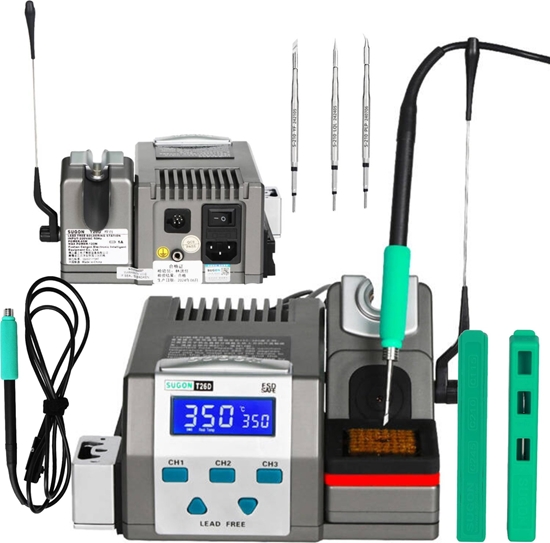 Picture of Stacja lutownicza SUGON T26D + groty C210