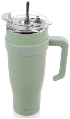 Picture of STALOWY KUBEK TERMICZNY TERMOS 1200ml Z RCZK I SOMK ORION 112282 MITOWY