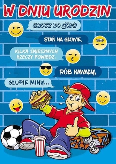 Picture of Stamp Karnet Young B6 + koperta wzór nr 023 Urodziny