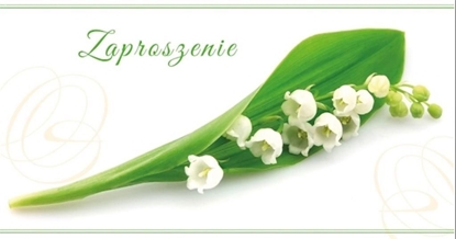 Attēls no Stamp Zaproszenia Flowers nr 01 (opakowanie 10 szt)