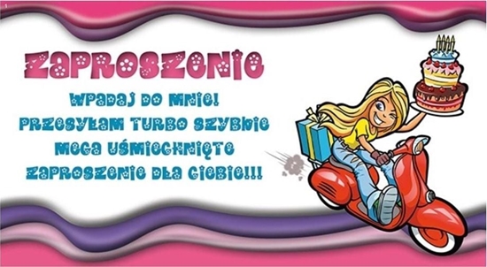 Picture of Stamp Zaproszenia Young nr 06 (opakowanie 10 szt)