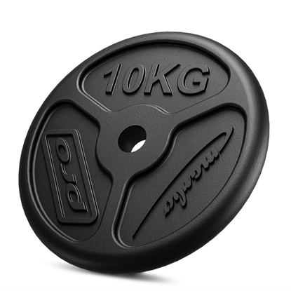 Attēls no Standarta dzelzs disks, tievs 10 kg ar ø31 mm urbumu MW-O10-slim - Marbo Sport
