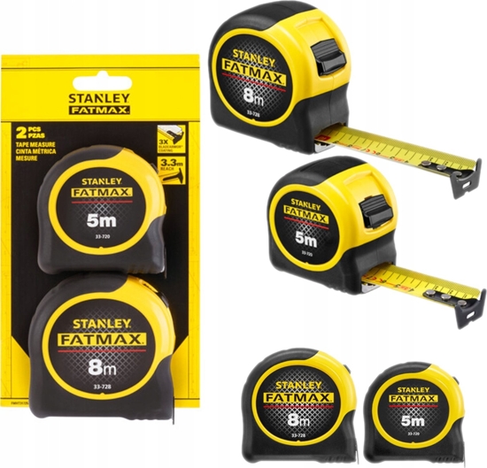 Изображение Stanley Dwupak miar Fatmax Blade Armor 5M i 8M (FMHT31725-0)