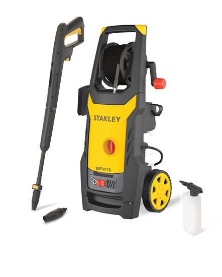 Picture of STANLEY SXPW16E High Pressure Washer (1600 W, 125 bar, 420 l/h) | Stanley Pressure Washer | 1600 W | 125 bar | 420 l/h