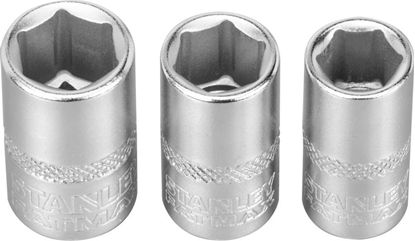 Picture of Stanley Zestaw nasadek 1/4" 3szt 8/9/10mm 6pkt FM M-D,rad