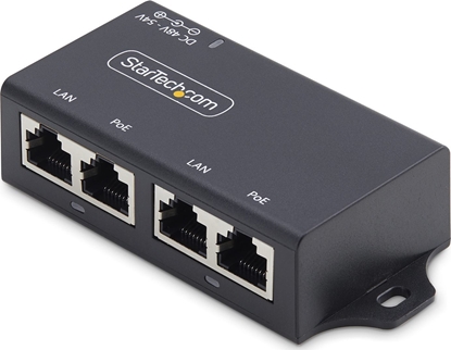 Изображение StarTech AF221CE-POE-INJECTOR adapter PoE Gigabit Ethernet, Fast Ethernet
