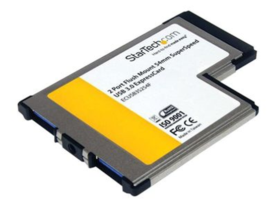 Изображение StarTech.com 2 pieslēgvietu ExpressCard 54mm Super