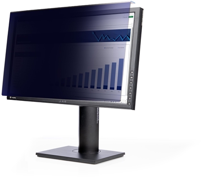 Изображение StarTech.com 24-inch 16:9 Monitor Privacy Screen, Hanging Filter/Shield - Blickschutzfilter fur Bildschirme - 2-Wege - entfernbar - Plug-in - 61 cm Breitbild (Breitbild mit 24 Zoll) - Schwarz