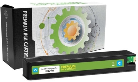 Picture of STATIC Ink cartridge compatible with HP L0R09A 981XL cyan remanufactured 10.000 pages