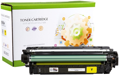 Picture of STATIC Toner cartridge compatible with HP CF032A yellow remanufactured 12.500 pages