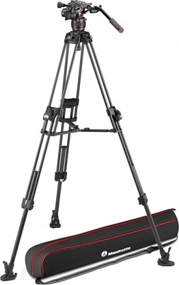 Attēls no Statyw Manfrotto Zestaw 645 Carbon Fast Twin +gowica 608 rod
