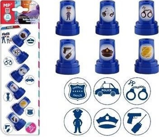 Picture of Stempelki dla dzieci Policja 6szt