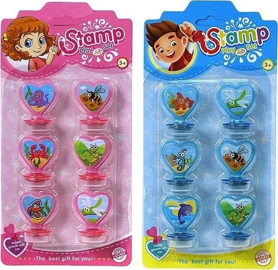 Изображение Stempelki serduszka zwierzta MIX