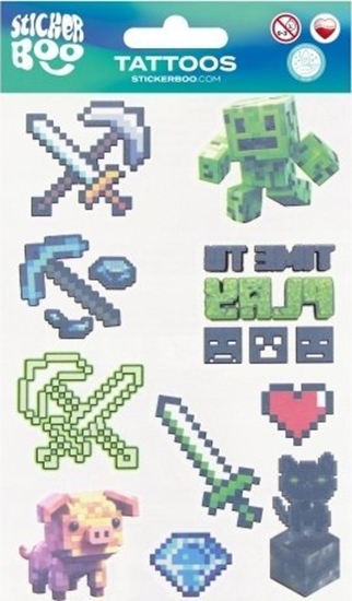 Picture of STICKERBOO TATUAZ PIXEL 100X175 S-BOO B/C 1/1000