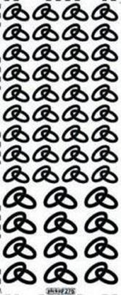 Picture of Stiker aurowy 276 10x23cm zoty