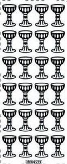 Picture of Stiker aurowy 279 10x23cm zoty